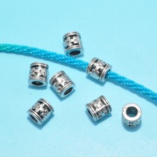 30pcs tibetan silver necklace bracelet beads charm spacer beads bead