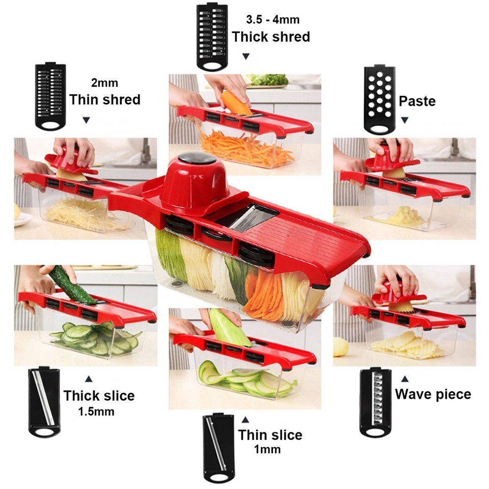 Vegetable Chopper Slicer Onion Veggie Fruit Dicer Kitchen Cutter Tool w ...