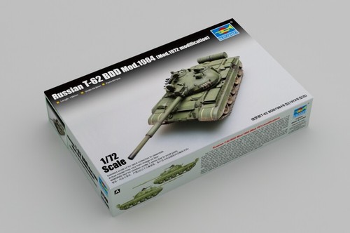 Trumpeter 1/72 07148 Soviet T-62 BDD Mod.1984 - 第 1/1 張圖片