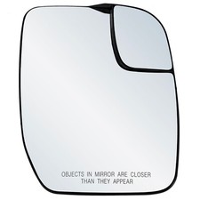Conjunto de vidrio espejo retrovisor lateral pasajero para Ford E150 250 E350 lente puntual sin calefacción