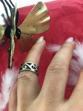 VINTAGE STERLING SILVER 925 WEDDING BAND RING 5.7GRAMS SZ 6