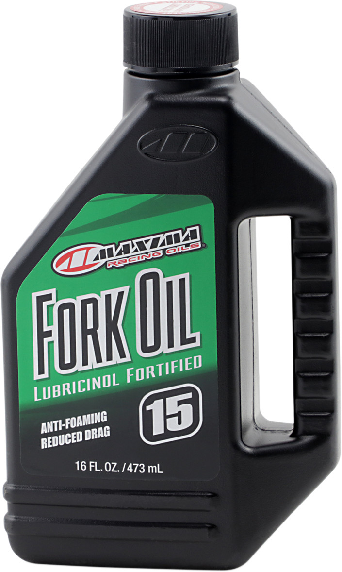 Maxima Motorcycle MX 15W Fork Oil 16 OZ Bottle