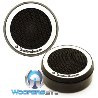 #ad ROCKFORD FOSGATE POWER T1T TWEETERS AND MOUNTING HARDWARE INCOMPLETE $99.00