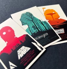 Olly Moss Star Wars Mini Art Cards - FULL SET (Thought Bubble) Prints Poster #A