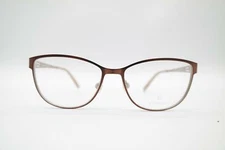 Inface IF8424-363 Bronze Silver Oval Glasses Eyeglass Frame New
