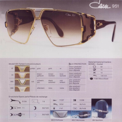 CAZAL951 COL70 カザール サングラス ホワイト CAZAL951 COL70 カザール サングラス ホワイト