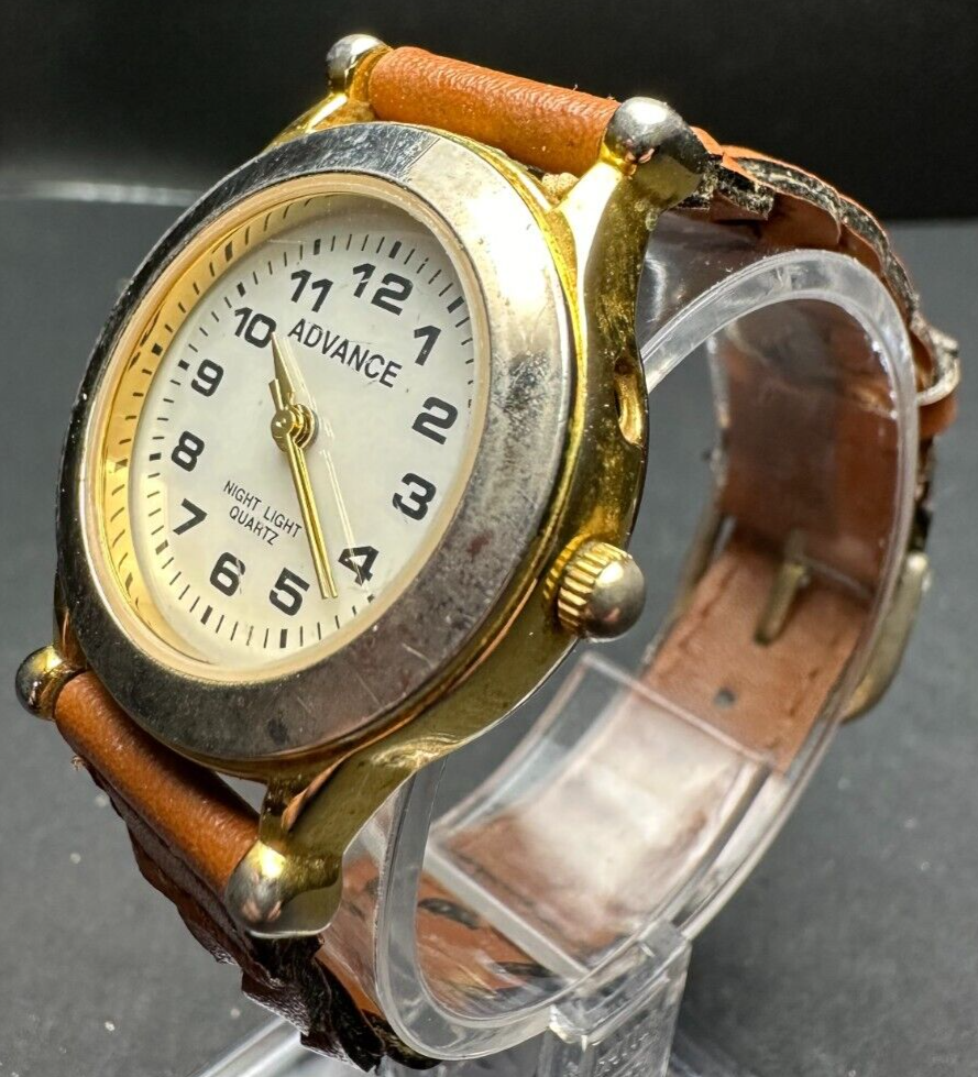 Vintage Women’s Analog Advance Watch Untested May Require Battery or Repair