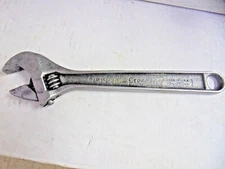 Cresent ~ CRESTOLOY ~ Alloy ~ 10" Adjustable Wrench ~ USA ~ CAP 1  1/8"-29MM