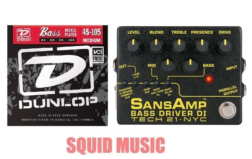 Tech 21 NYC SansAmp Bass Driver DI V2 Pre-amp Pedal Direct Box