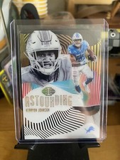 2019 Panini Illusions Astounding Gold #ASTKJ Kerryon Johnson /399 