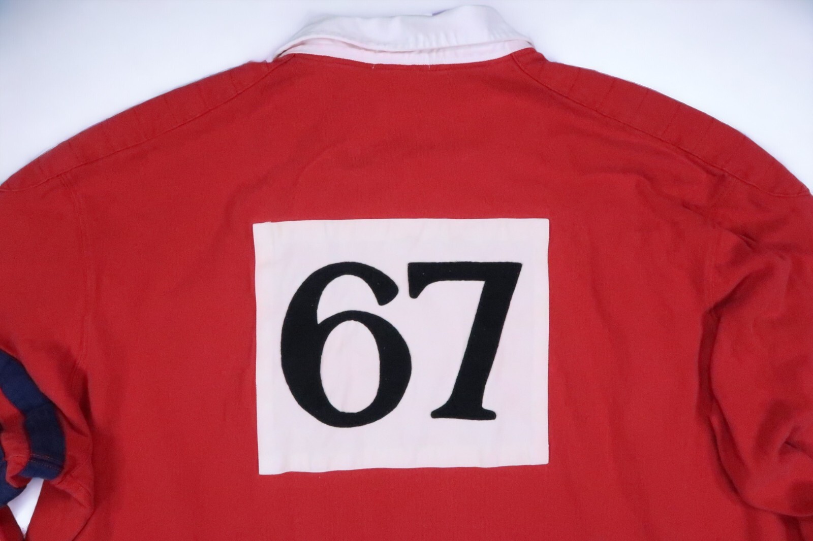 POLO RALPH LAUREN MENS BIG 4XB QUILTED RUGBY SHIRT EL… Gem