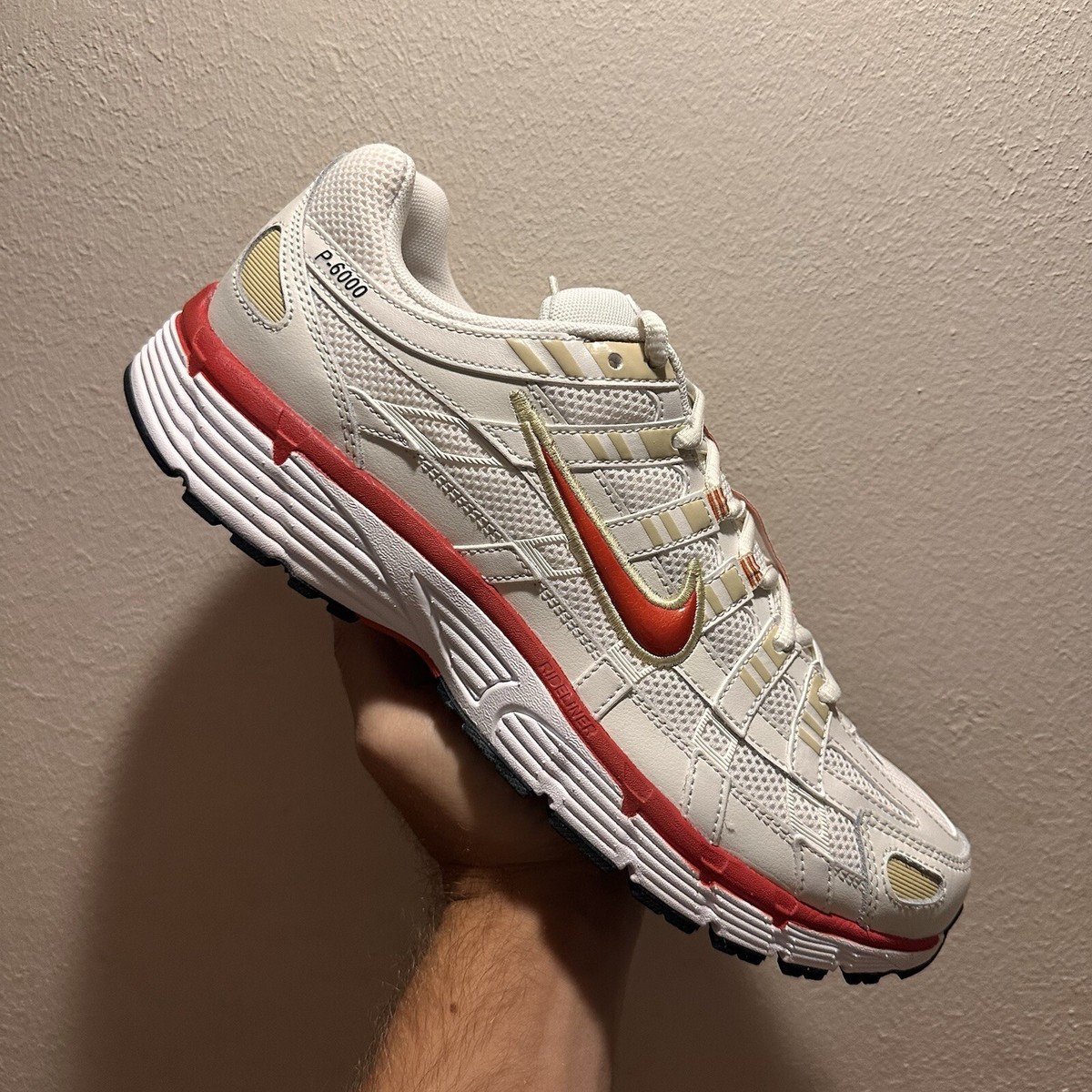 Nike P-6000 Phantom Dragon Red White Sneakers CD6404-015 Nike P-6000 Phantom Dragon Red White Sneakers CD6404-015