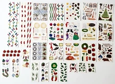 Creative Memories Sticker Sheets Christmas Baking Winter Lot of 28 Unused 