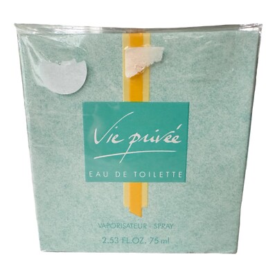 Vie Privee Eau De Toilette Perfume Yves Rocher 2.53 oz NEW Sealed RARE France