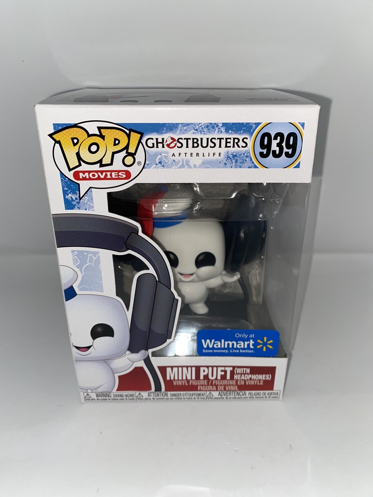 Funko Pop! Mini Puft Con Auriculares #939 Cazafantasmas Producto Exclusivo De Walmart Nuevo En Caja