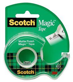 Scotch� Magic Tape 122, 3/4 in x 650 in (19 mm x 16,5 m)
