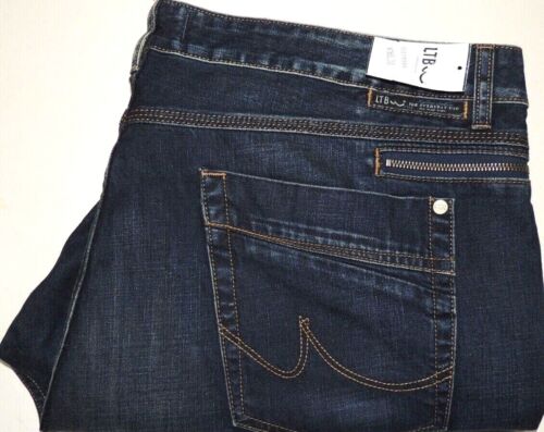 LTB BNWT Mens Size W42 X L32 Waldo Low Rise Slim Straight Blue Denim Jeans - Picture 1 of 7