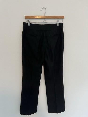 Antonio Melani Womens Straight Leg Comfort-Fit Casual Striped Trouser Pants 4 - Picture 2 of 3