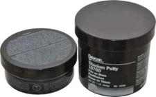 Devcon 10760 Titanium Putty with Epoxy Resin: Gray, 2-Part, 1 lb Kit