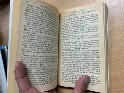 1976 " Star Trek Log Quattro " Alan Dean Foster Narrativa Vintage Libro - Imagen 10 de 10