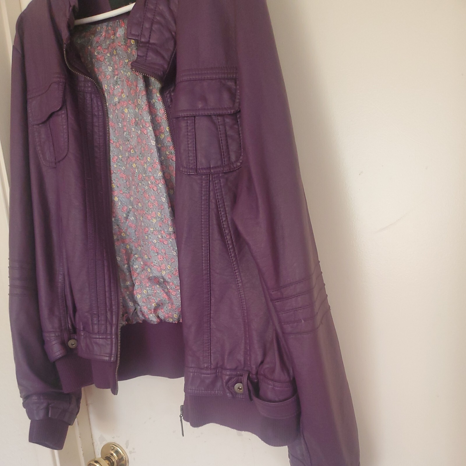 purple Varsity Jacket Size 3X | eBay