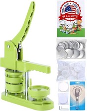 M quina para hacer botones, 58 mm, para hacer insignias, con 100 botones gratis