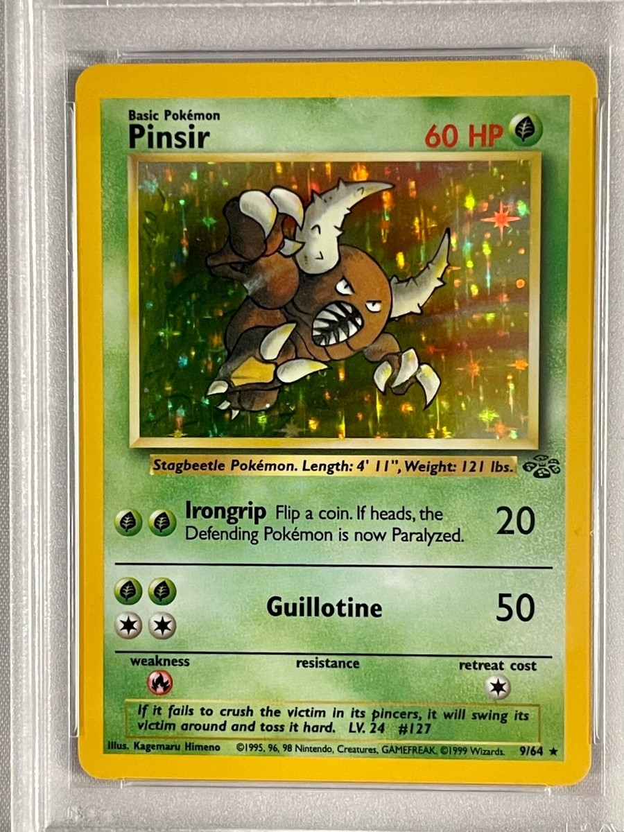 1999 Pokémon Jungle Pinsir Holo #9 - PSA NM-MT 8!!!! | eBay