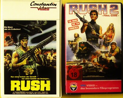 RUSH  &  RUSH 2 ~ Final  Game * 2-er  Pack * FSK: ab 18 Jahren * RARITÄT * KULT 