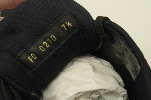 Authentic Louis Vuitton Trainer Black Blue Sneakers FD 0210 Shoes 7.5 LV Logo - Picture 9 of 15