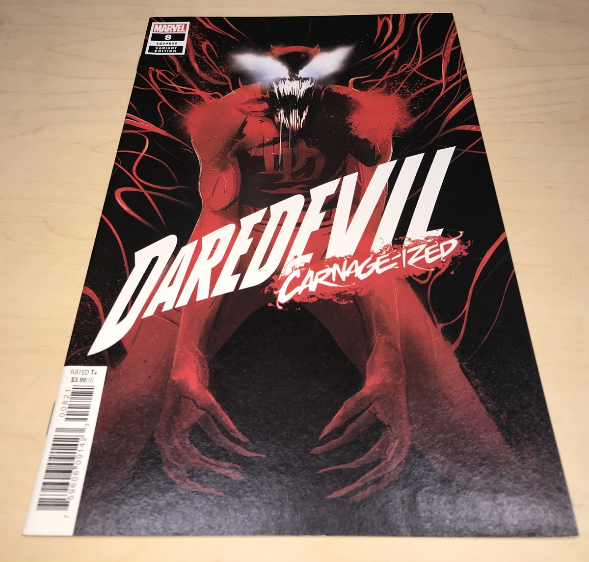 DAREDEVIL #8 (9.6-9.8) Variant Carnage-Ized/Chip Zdarsky/2019