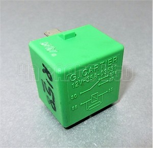 Green Relay 12V 35A 03531 G. Cartier 