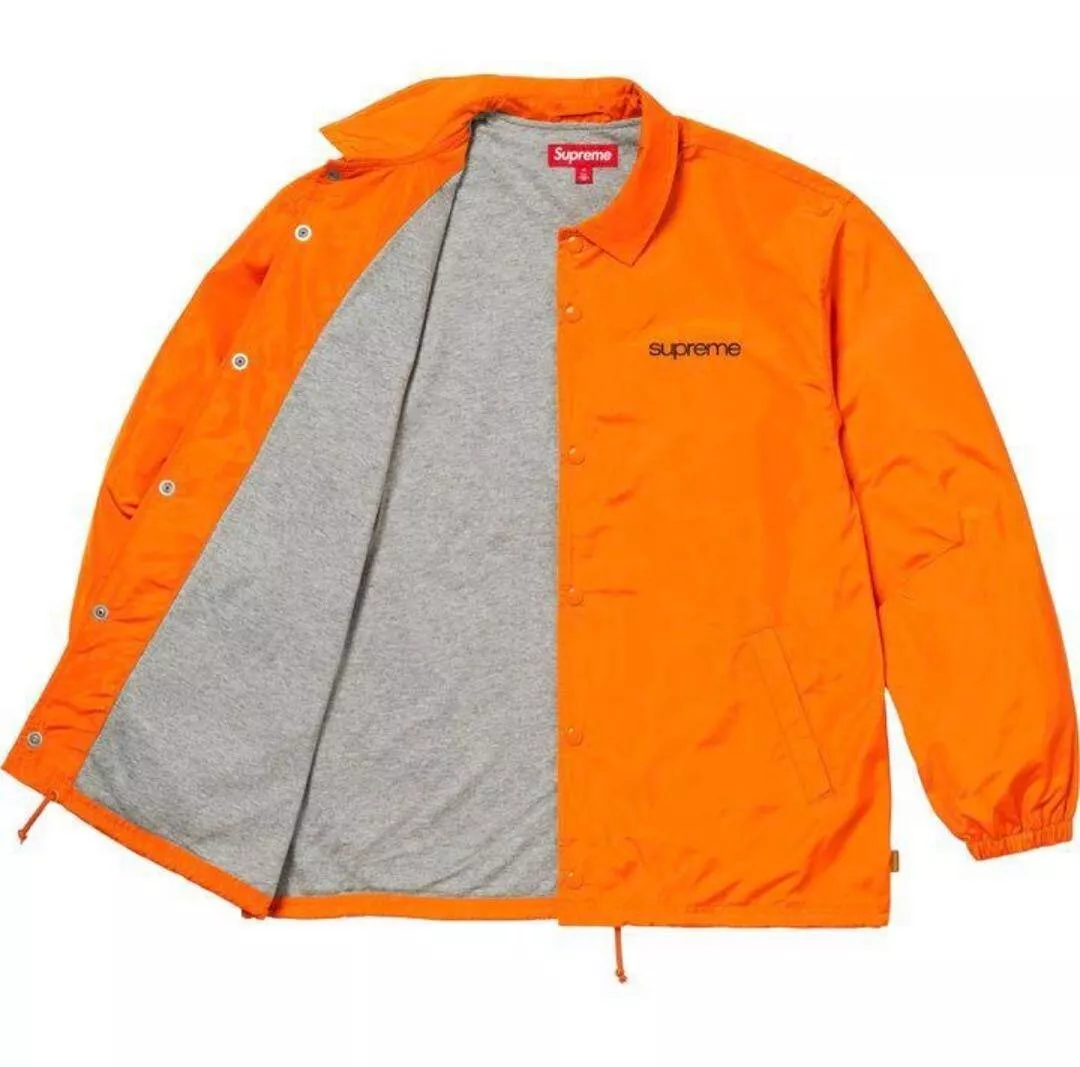 Veste Supreme NYC Coaches Orange TAILLE M 100% AUTHENTIQUE HOMME 2023