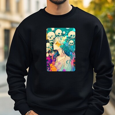 Anime Skull Sweatshirt Cosy and Perfect for Any Occasion S to 4XL