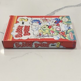 Bubble Bobble Part 2 (NES, 1993 TAITO) Authentic Complete CIB Manual TESTED