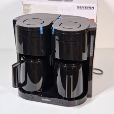 Severin KA 9315 Doppel Kaffeemaschine Schwarz Duo-Filterkaffeemaschine DEFEKT!