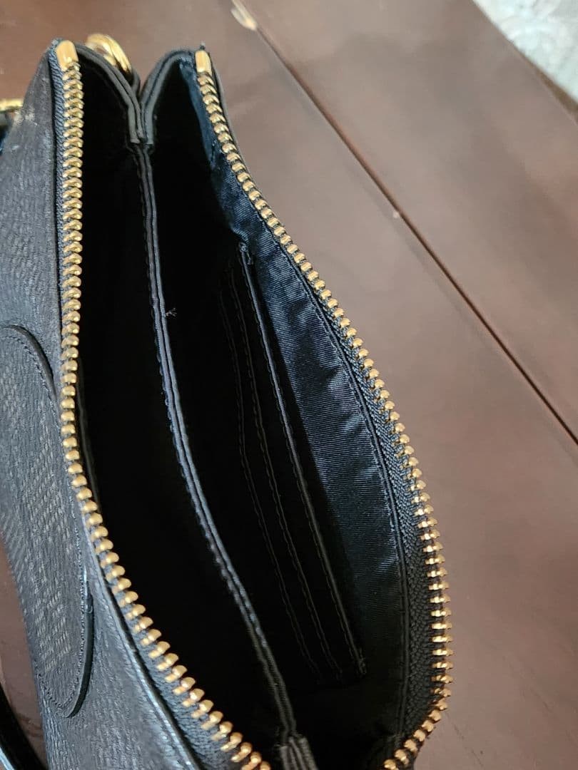 Tory Burch Mini Shoulder Bag Leather Black Zipper Women's From Japan thumbnail 13