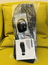 Staples Media Wireless Ergonomic Keyboard and Optical Mouse Combo Black