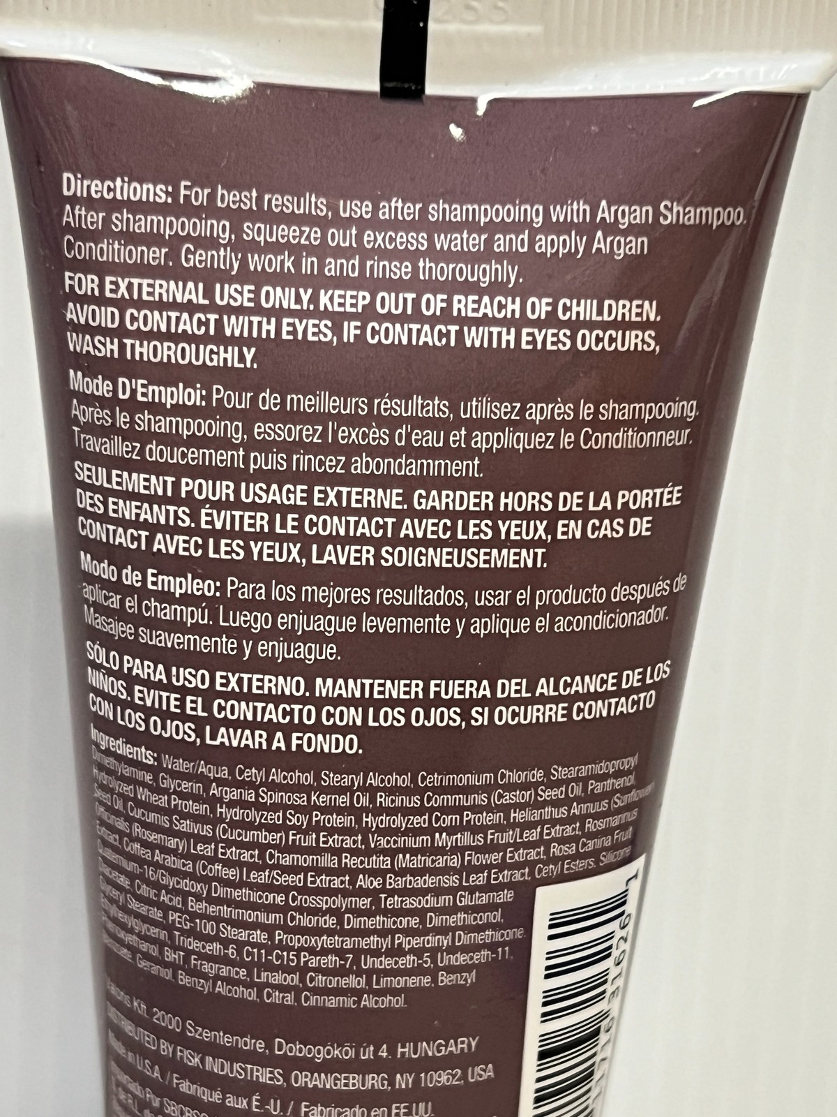 Difeel Argan Thickening Shampoo Conditioner 2.5 Oz ea LOT of 30 Hungary USA Made image 6