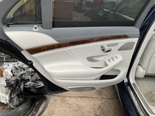 MERCEDES S CLASS W222 LWB REAR DOOR CARD PANEL PASSENGER LEFT SIDE 2013-2020 LWB