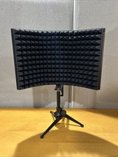 Pyle Portable Microphone Isolation Shield, Quick Easy Setup for Booth Used