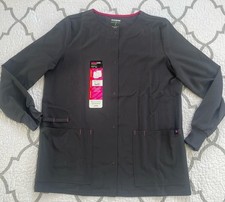 NWT Scrubstar Active Warm-Up Dark Grey Jacket Women  s Size Small