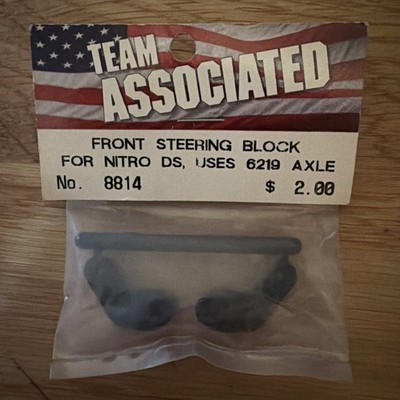 Team Associated Front Steering Block for Nitro DS 2wd Nitro Car Vintage Rc 8814