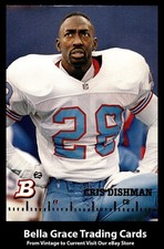 1994 Topps Bowman Cris Dishman #24 Houston Oilers NFL Football