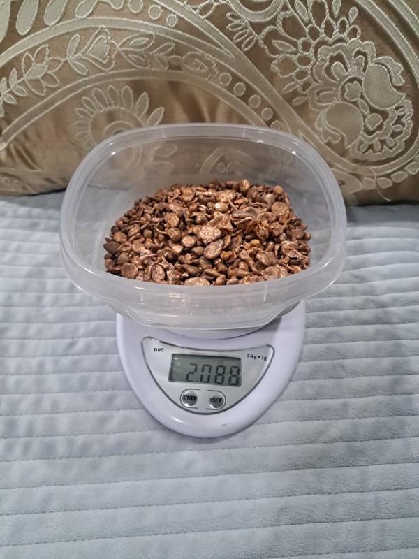 Copper Metal Shots, Over 2 Pounds of High Purity Pure Copper