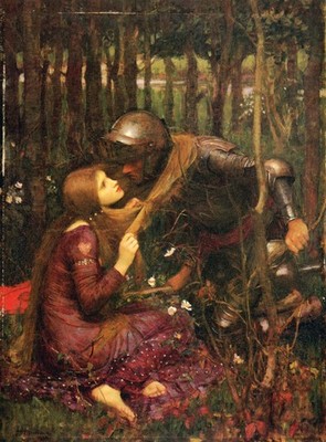 John_William_Waterhouse_-_La_Belle_Dame_sans_Merci_(1893) A1-A4 Poster Kunst Gemälde