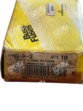 Lot of 8 Bussmann CC-TRON FNQ-R-2 Time-Delay Class CC fuse