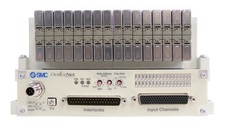 SMC VV5Q11-16-X3096V 16-Port Pneumatic Manifold EX420-SDN1 AMAT 4060-00933 New