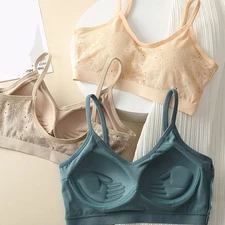 All Season Women's Gathered Lace Tube Top Underwear in Multiple Colors