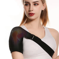 USB Electric Shoulder Brace Amr Pad 3 Gear Heated Massage Shoulder Support Massa