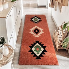 Bathroom Runner Rugs 24x60 Boho Long Bath Mat for Bathroom Bedroom Hallway Ki...